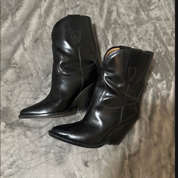 Isabel Marant Leyane 90mm leather boots - Picture 1 of 1